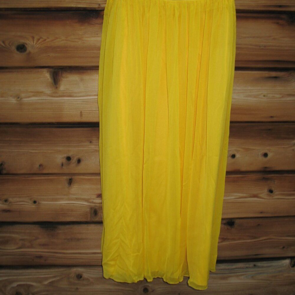 NWT Elliatt Yellow Strapless Gown Dress Size M - Picture 8 of 12